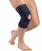 Kniebandage offene Form 100% Baumwolle auf der Haut