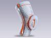 Kniebandage mit AIR-MATRIX Silikonpelotte und seitlicher Verstärkung