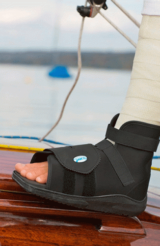 SlimLine Cast Boot Harzgips oder Fußschienenschuh