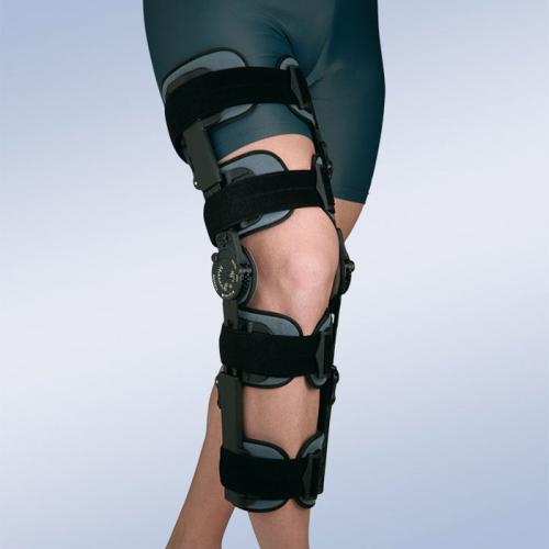 Regulierbare KnieSchiene und blocable 4 enge Bänder Genuscope 4