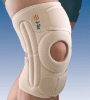 KNEE BRACE WITH FLEXIBLE REINFORCEMENTS and WRAP AROUND Genu-Tex Colours : Beige