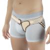 Reinforced lateral hernia bandage with velcro closure
