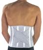 Lightweight 100% cotton lumbar support belt on the skin