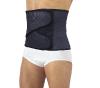 Twofeel fabric abdominal support belt, double layer, 100% cotton for skin contact Colours : Black