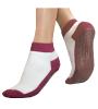 Non-slip socks with rubberised sole Colours : Bordeaux