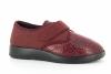 Variable volume therapeutic footwear Stretch Colours : Bordeaux