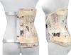 Custom-made back brace for spinal immobilisation corset