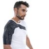 Functional elastic shoulder pad made of breathable, three-dimensional knitted stretch fabric