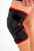Ligament and patellar knee brace with adjustable elastic straps