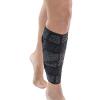 Breathable elasticated knitted compression calf sleeves
