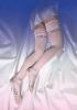 Compression infrared-ray stockings specifically designed to be worn during nocturnal sleep Night Wellness