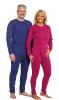 Slim-fit nursing pyjamas with back and leg opening Colours : Fuchsia
