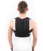 Back posture brace with soft hinges Colours : Black