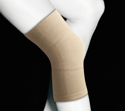 Elastic knee brace