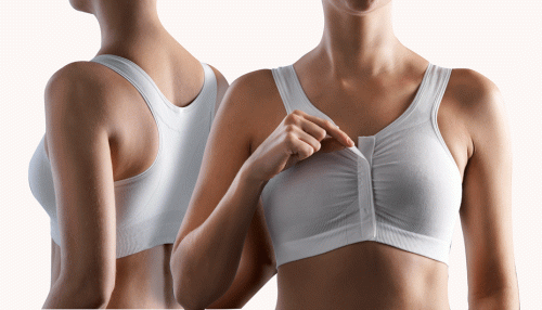 Seamless post-operative bra with velcro closure Velcro-Bra