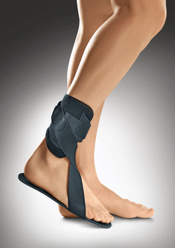 NEURODYN COMFORT Foot flexor brace with single-handed closing