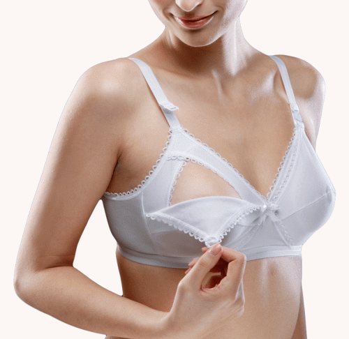 Cotton nursing bra
