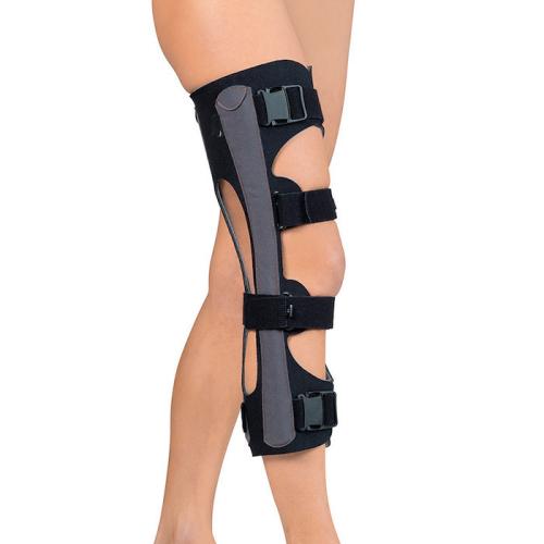 Ultra-lightweight, ventilated knee orthosis for post-traumatic or post-operative use AERO