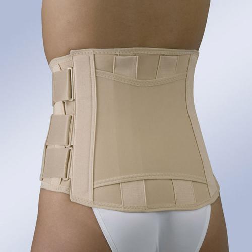 LUMBOSACRAL BACK SUPPORT WITH VELCRO FASTENING