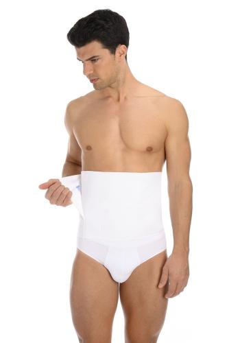 Pure cotton non-elastic abdominal support belt
