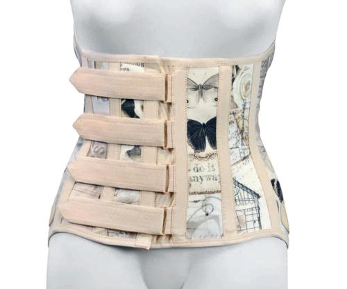 Custom-made lumbar or lumbo-abdominal support belts