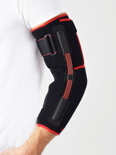 FlexSplint elbow brace for anti-fexion active, passive extension