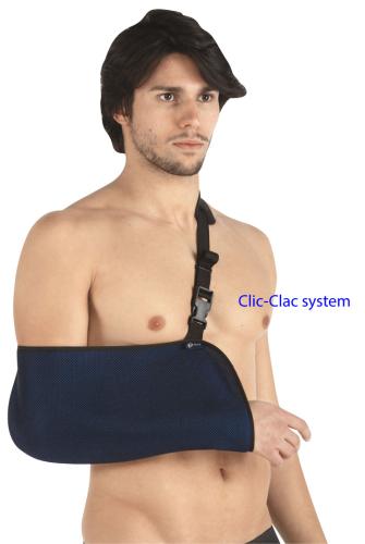 Arm sling clic-clac system
