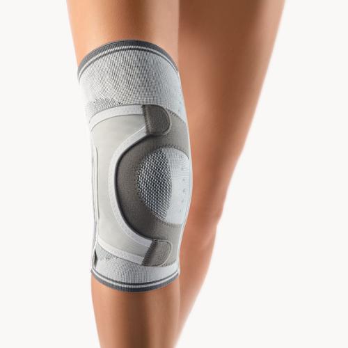 Knee support to facilitate movement of the patella