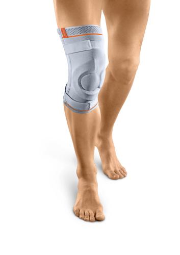 Knee brace for active and passive muscular patella medialising Patelladyn