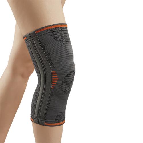Long elastic knee brace for sports