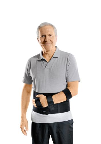 Abdominal support with neurologic should-arm brace Neuro-Restrict