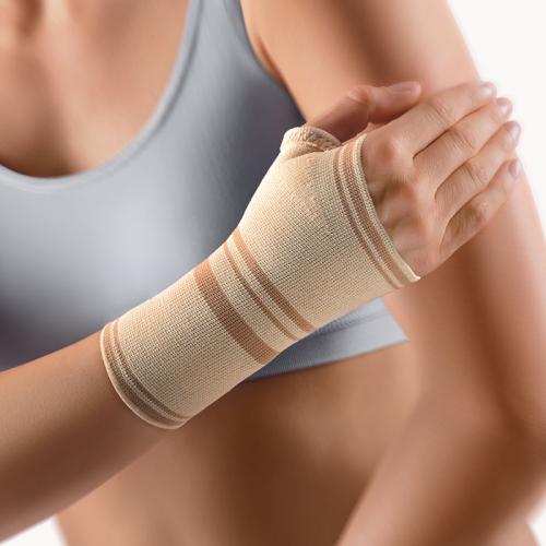 Wrist Support with Hemmed Thumb Opening