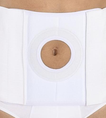Abdominal breastplate for ostomy belt Pannello