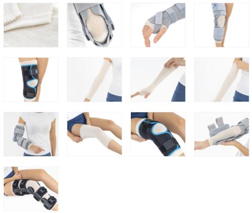 Cotton protectors when wearing splints and various orthoses (pair)