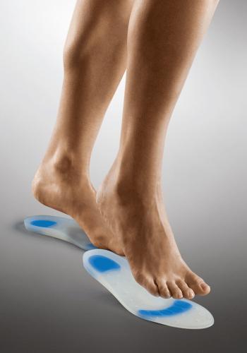 Visco-elastic silicone insoles with “Soft Spots” Calcalastic Long