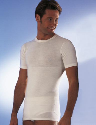 Short-sleeved merino skin knit underwear