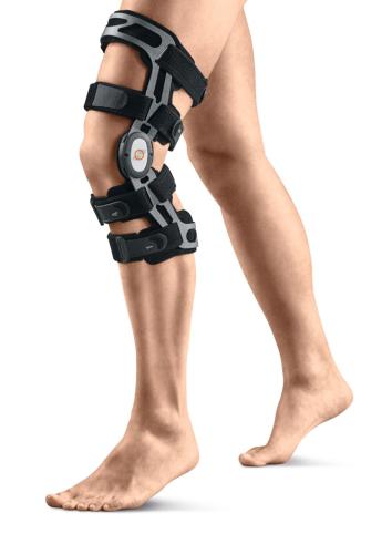 Pediatric knee brace for guidance and dynamic stabilisation Genudyn Ci Step Thru
