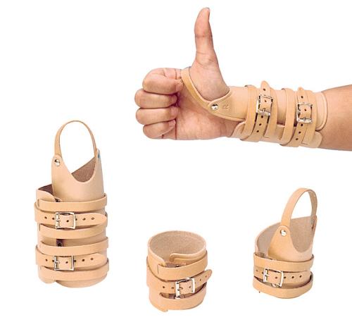 Leather wrist support