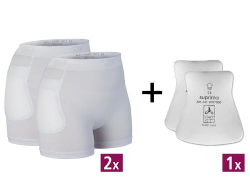 Hip protectors with 2 pads Hip protector  (with protection pads)