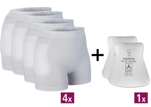 Hip protectors with 2 pads  (with protection pads)