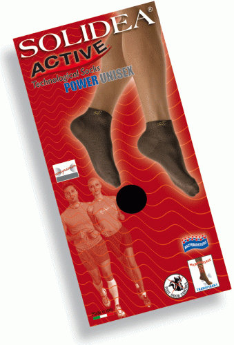 Mini-calcetín en tejido que da micromasaje Active Power (12/15 mmHg)