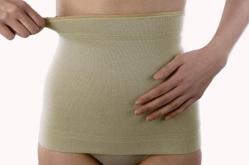 Faja térmica ligera de soporte abdominal y lumbar (6% de lana)
