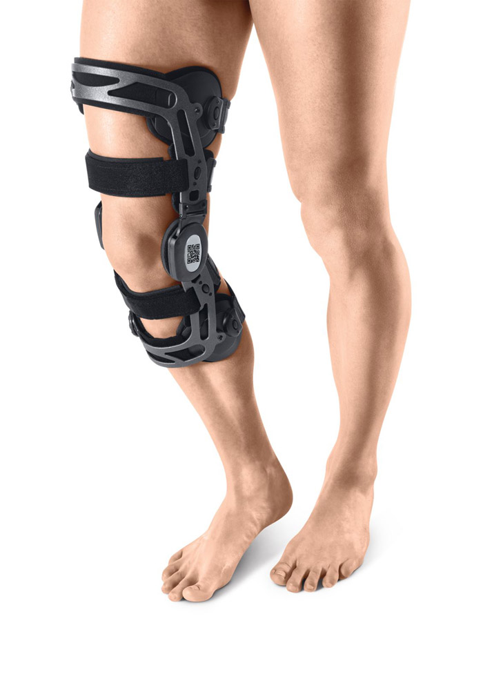 Attelle de genou indiquée pour la gonarthrose (arthrose du genou