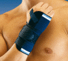 Orthèse d'immobilisation du poignet néoprène Couleurs : Bleu
