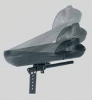Système Rotateur/Elevateur fixation articulée pour accoudoir de fauteuil roulant