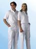 Pantalon blanc médical pour professionnels de santé unisexe