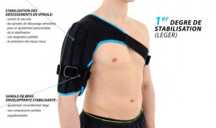 Shoulders brace Blue touch goural AM-SOB-05 :  -  Orthopédiste-Orthésiste à Montargis. Orthèses de main thermoformables et  corsets sur-mesure.