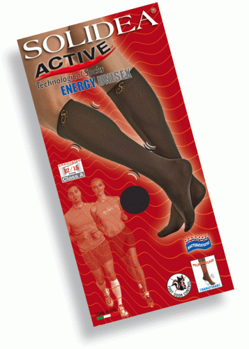 Chaussettes anti-oedème unisex de compression Active Energy (12/15 mmHg)