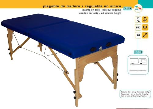 Table de massage pliante Bois