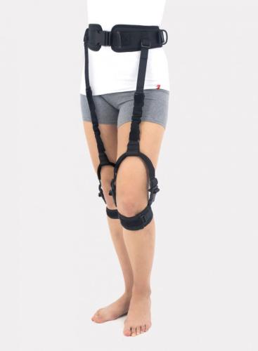 Orthèse lanceur de jambe pour atteintes neurologiques avec releveur de pied AFO bilatéral